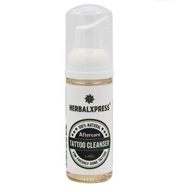 Herbalxpress Tattoo Aftercare Cleanser Soap 50ml-The gentle cleanser for freshly done tattoo.