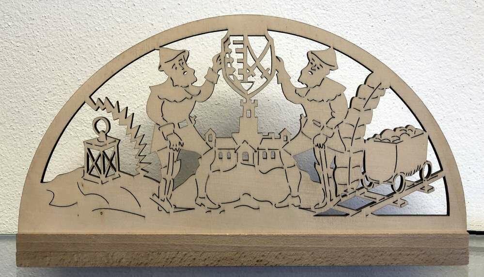 Kleiner erzgebirgischer Schwibbogen