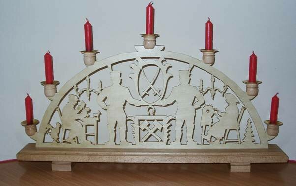 Schwibbogen „Erzgebirgische Bergmänner“