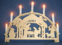 Schwibbogen 'Stall von Bethlehem'