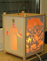 Erzgebirgische Adventslaterne