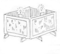 Weihnachts-Flächenleuchte