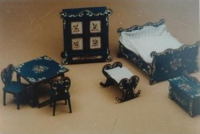 Puppenmöbel - Bauern-Schlafzimmer Puppenmöbel - Bauern-Schlafzimmer