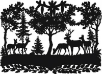 Fensterbild Fensterbild "Wild 3"
