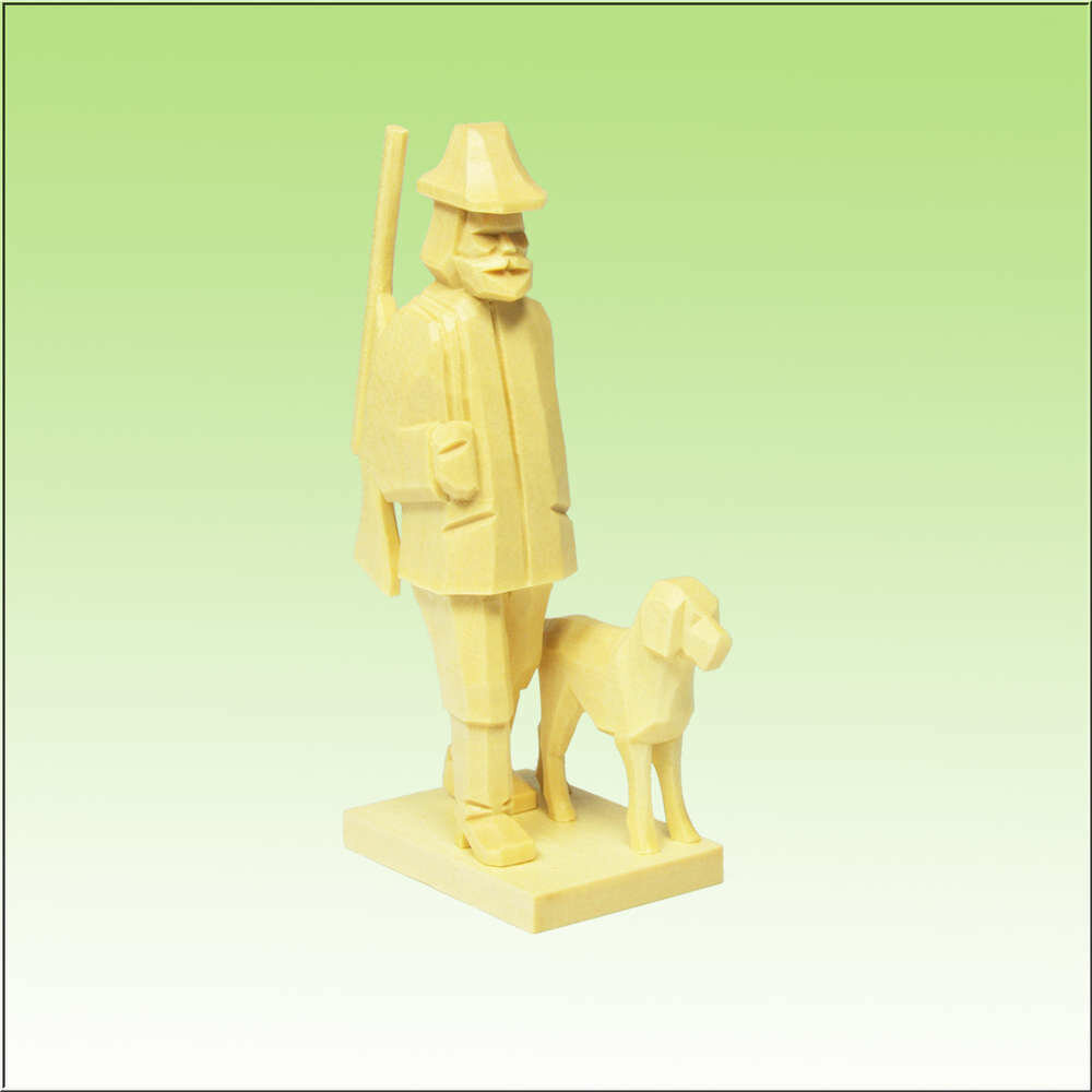 Förster mit Hund - Natur 9cm