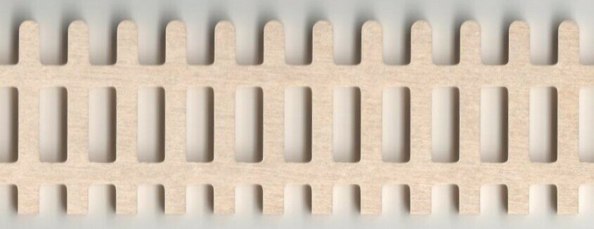 Lattenzaun klein rund 400x22mmx3mm