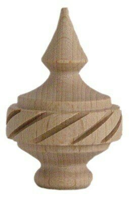 Pyramidenkopf (klein - geschlitzt) 33mm