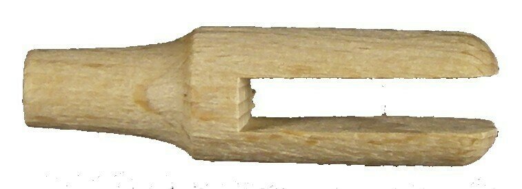 Pyramidenflügelstifte kurz, 6mm Loch 4mm Schlitz