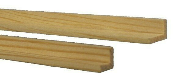Winkelleiste 6x6mm - 1m lang Winkelleiste 6x6mm - 1m lang