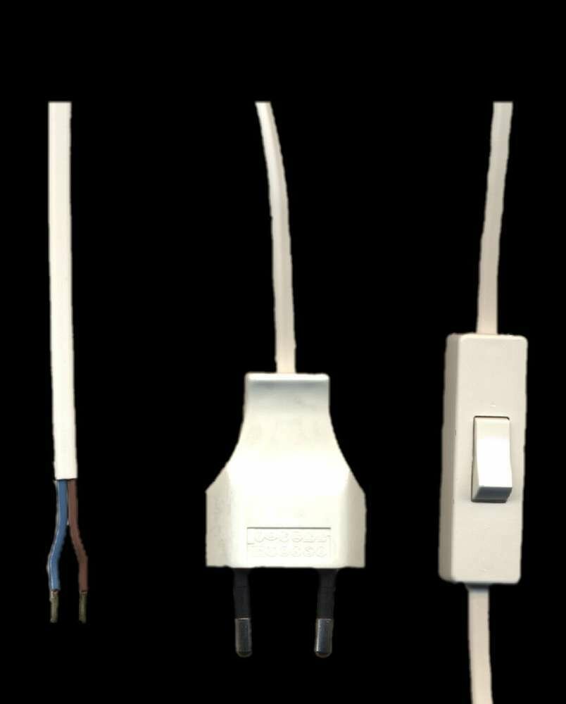 Anschlußleitung 2pol. mit Schalter 1,5m Anschlußleitung 2pol. mit Schalter 1,5m