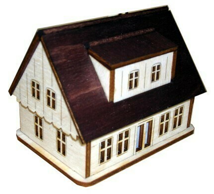 Bastelsatz Lichterhaus Modell 4 Bastelsatz Lichterhaus Modell 4