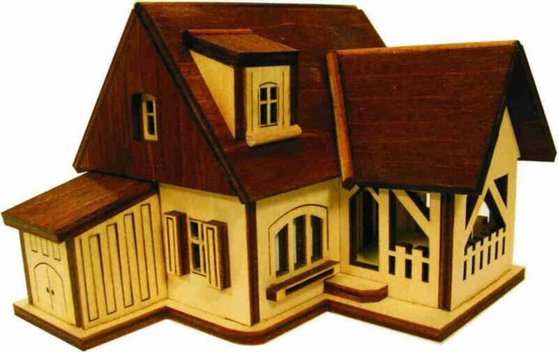 Bastelsatz Lichterhaus Modell 7 Bastelsatz Lichterhaus Modell 7
