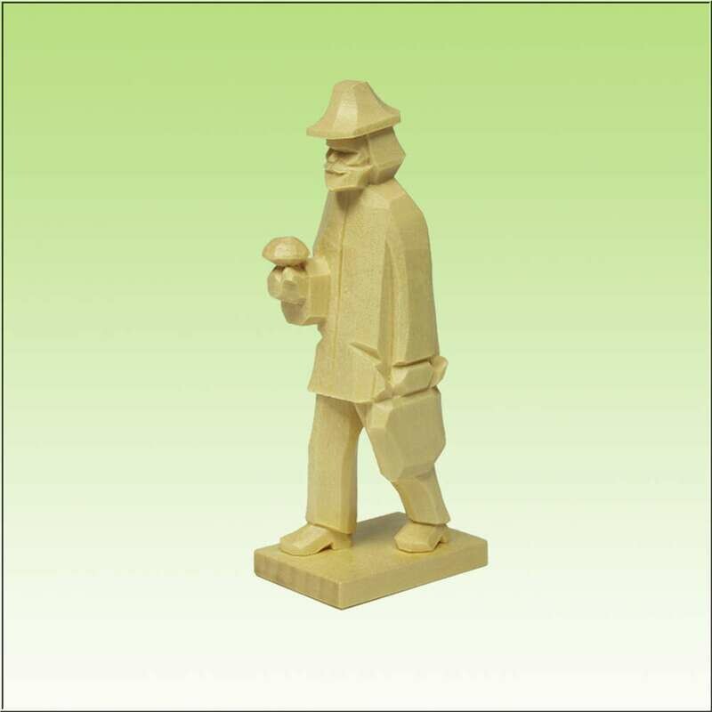 Pilzsammler - Natur 7cm Pilzsammler - Natur 7cm