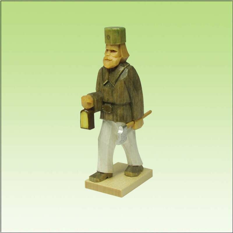 Bergmann, Hauer mit Licht - Farbig 9cm Bergmann, Hauer mit Licht - Farbig 9cm