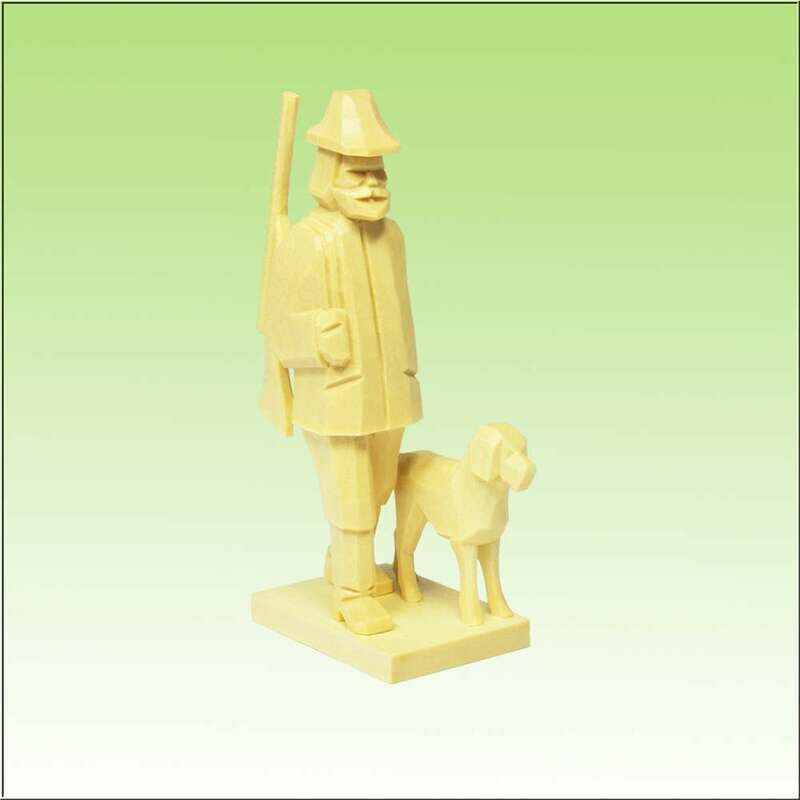 Förster mit Hund - Natur 9cm Förster mit Hund - Natur 9cm