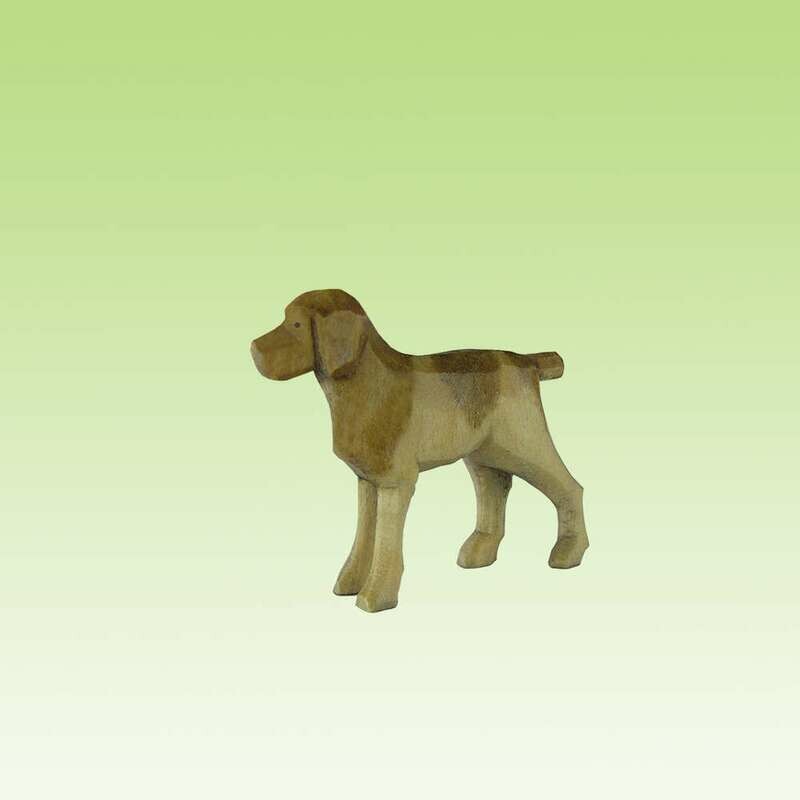 Jagdhund - passend zu Figuren - Farbig 7cm Jagdhund - passend zu Figuren - Farbig 7cm