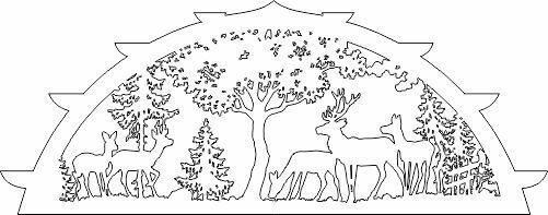 Schwibbogen 'Waldtiere 2'