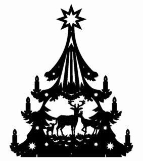 Lichterbaum „Rehe im Wald 1“