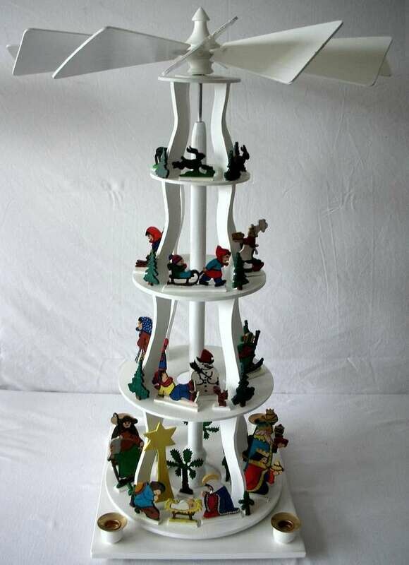 Freischwingende Weihnachtspyramide – Vorlage aus dem Erzgebirge Freischwingende Weihnachtspyramide – Vorlage aus dem Erzgebirge