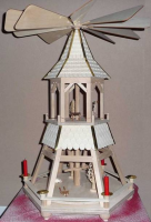 Pyramide Göpel – Vorlage für Laubsägearbeiten