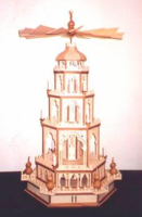 Orientalische Weihnachtspyramide – Vorlage für Laubsägearbeiten