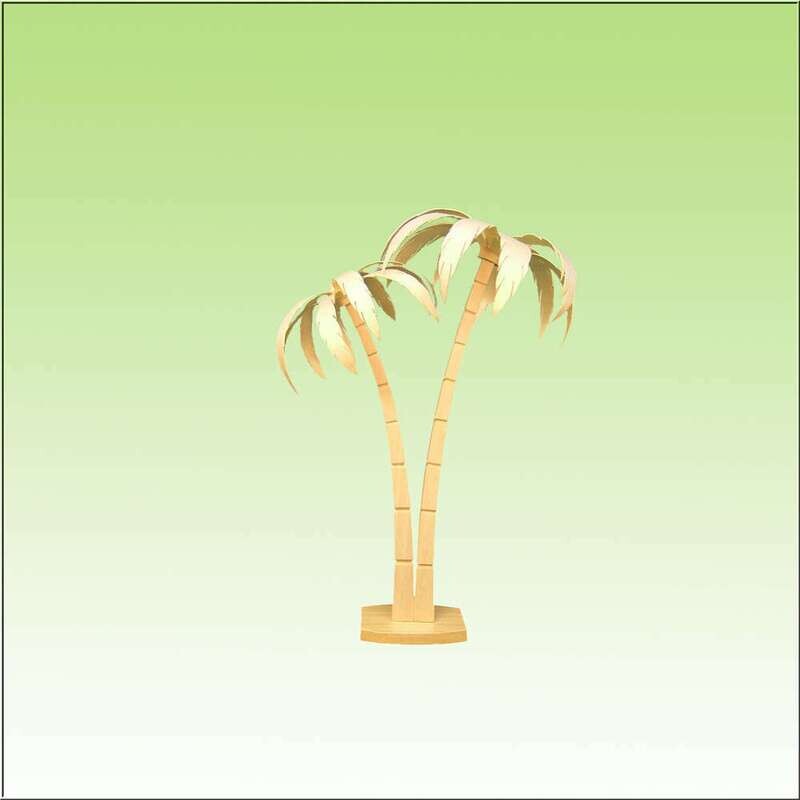 Palmen, 2 Stk. passend zu Krippenfiguren - 9 - 12 cm Palmen, 2 Stk. passend zu Krippenfiguren - 9 - 12 cm