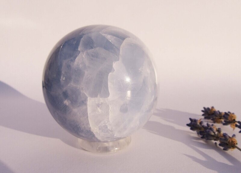 Blauwe Calciet Bol