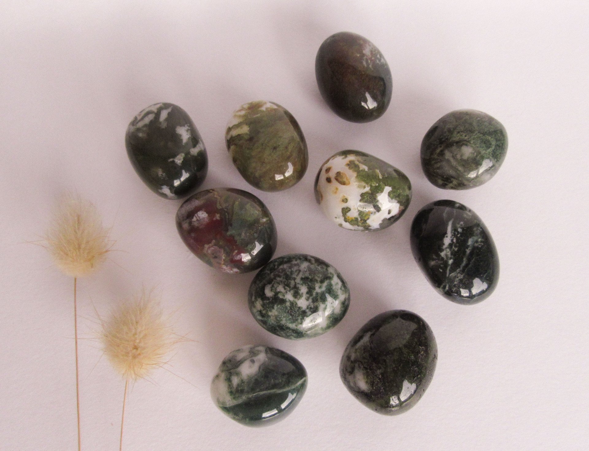 Mos Agaat Trommelsteen