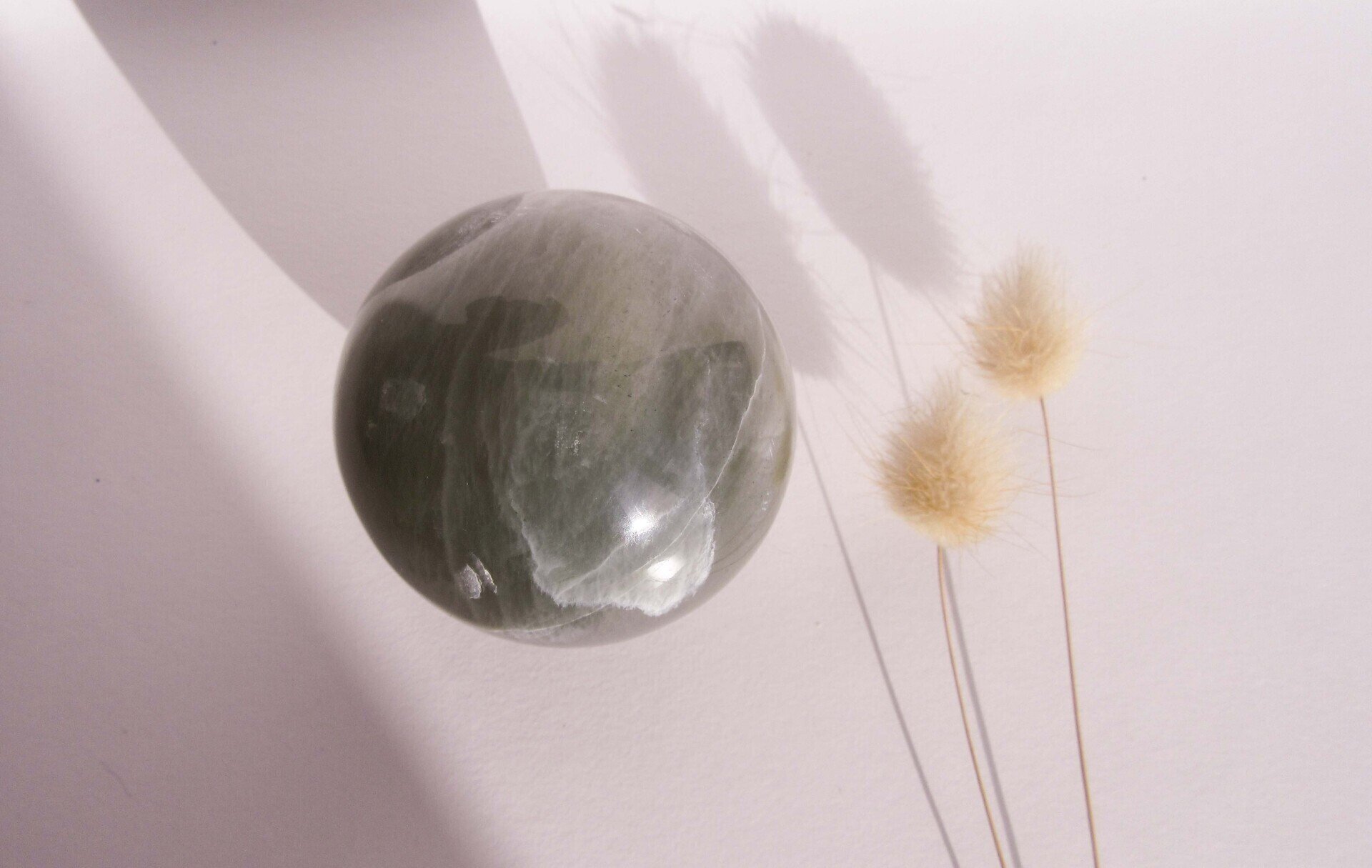 Groene Maansteen Bol Nr. 1