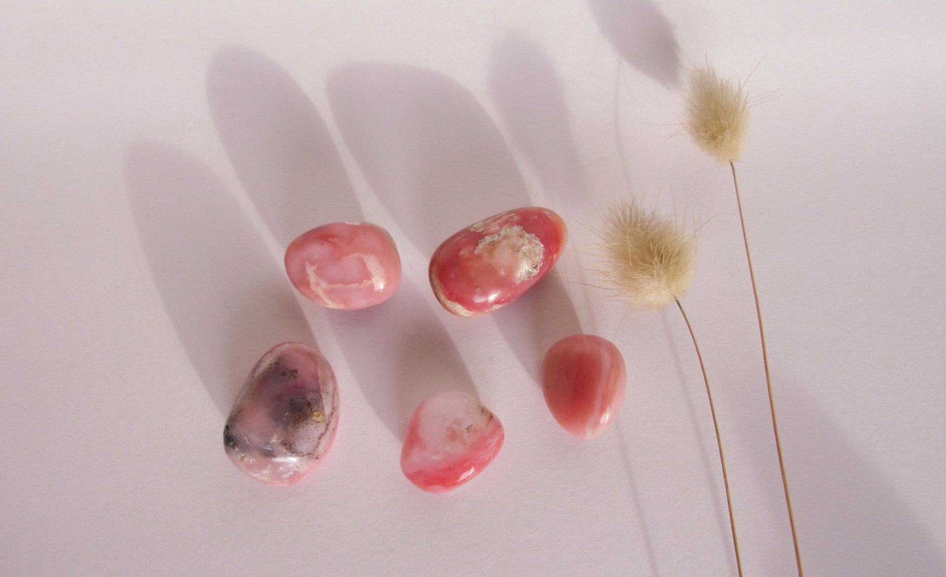 Roze Opaal Trommelsteen