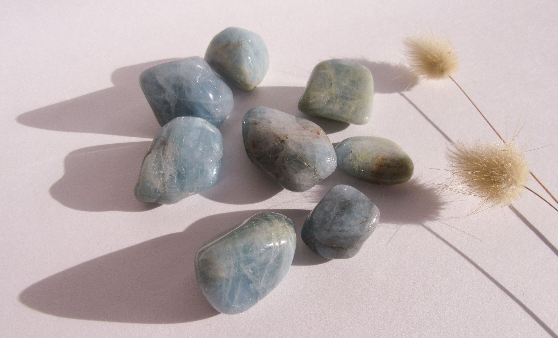 Aquamarijn Trommelsteen