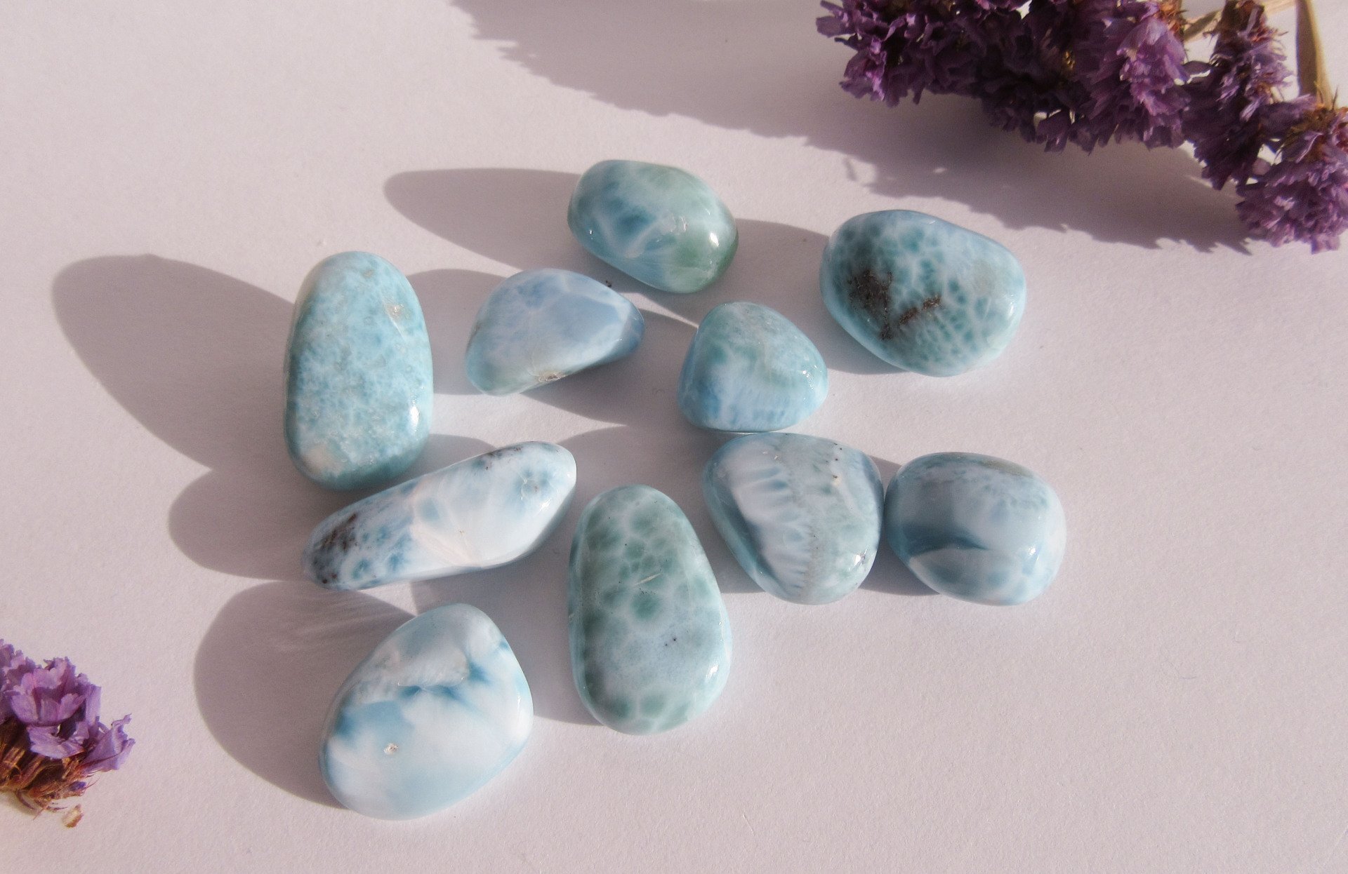 Larimar Trommelsteen