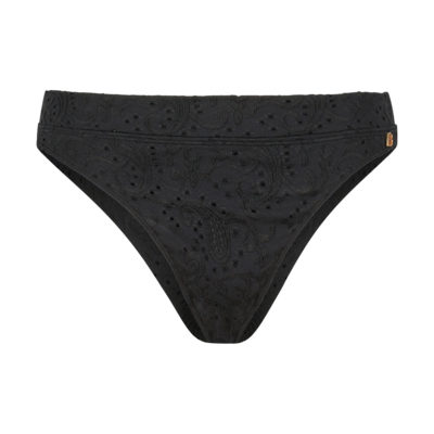 265211 - Beachlife Bikinibroekje Brazilian Black Embroidery