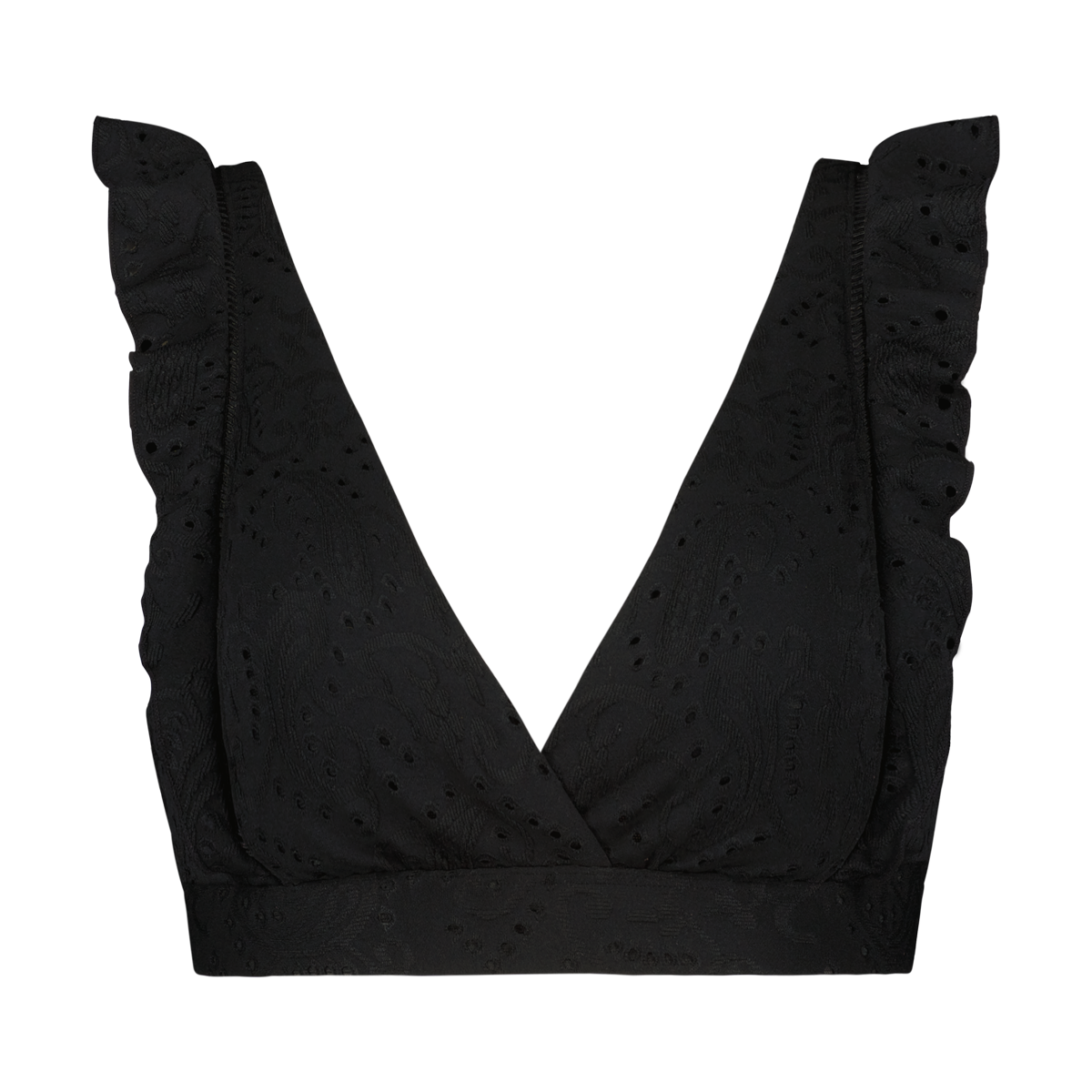 265127 - Beachlife Bikinitop Padded Black Embroidery