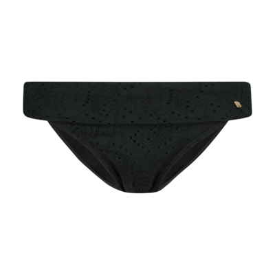 265201 - Beachlife Bikinibroekje Turnover Black Embroidery
