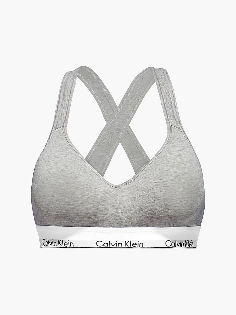 QF1654E - Calvin Klein Bralette Lift Grey Heather