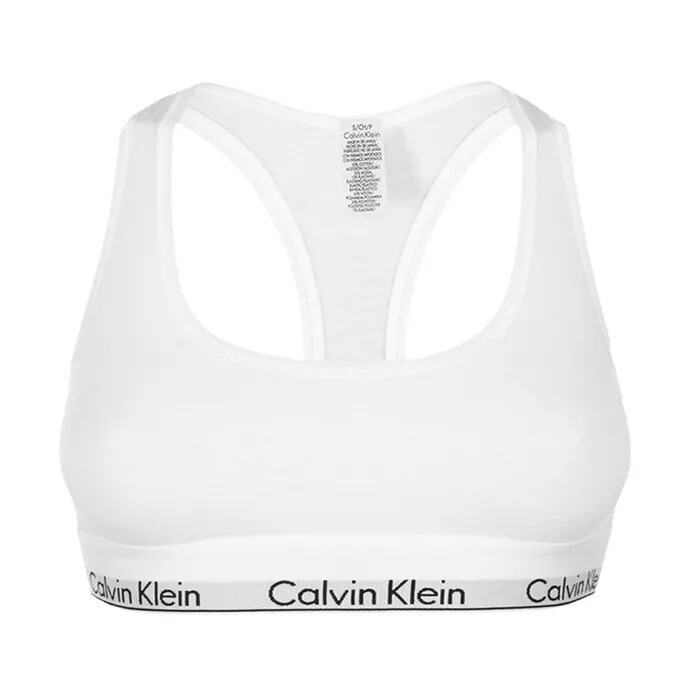 F3785E - Calvin Klein Bralette White