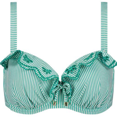 210170 - Cyell Bikinitop Padded Beugel Sunny Vibes Seagreen