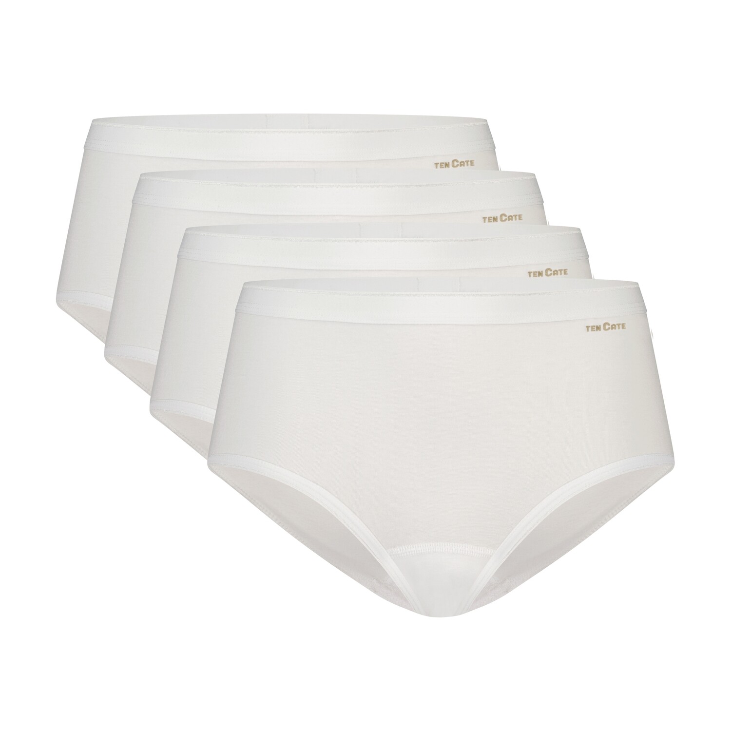 Ten Cate Basics Women Midi 4-Pack 001 White 32418
