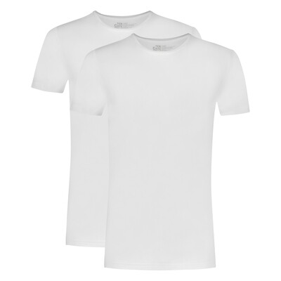 Ten Cate Basics Men T-shirt 2-Pack 001 White 32326