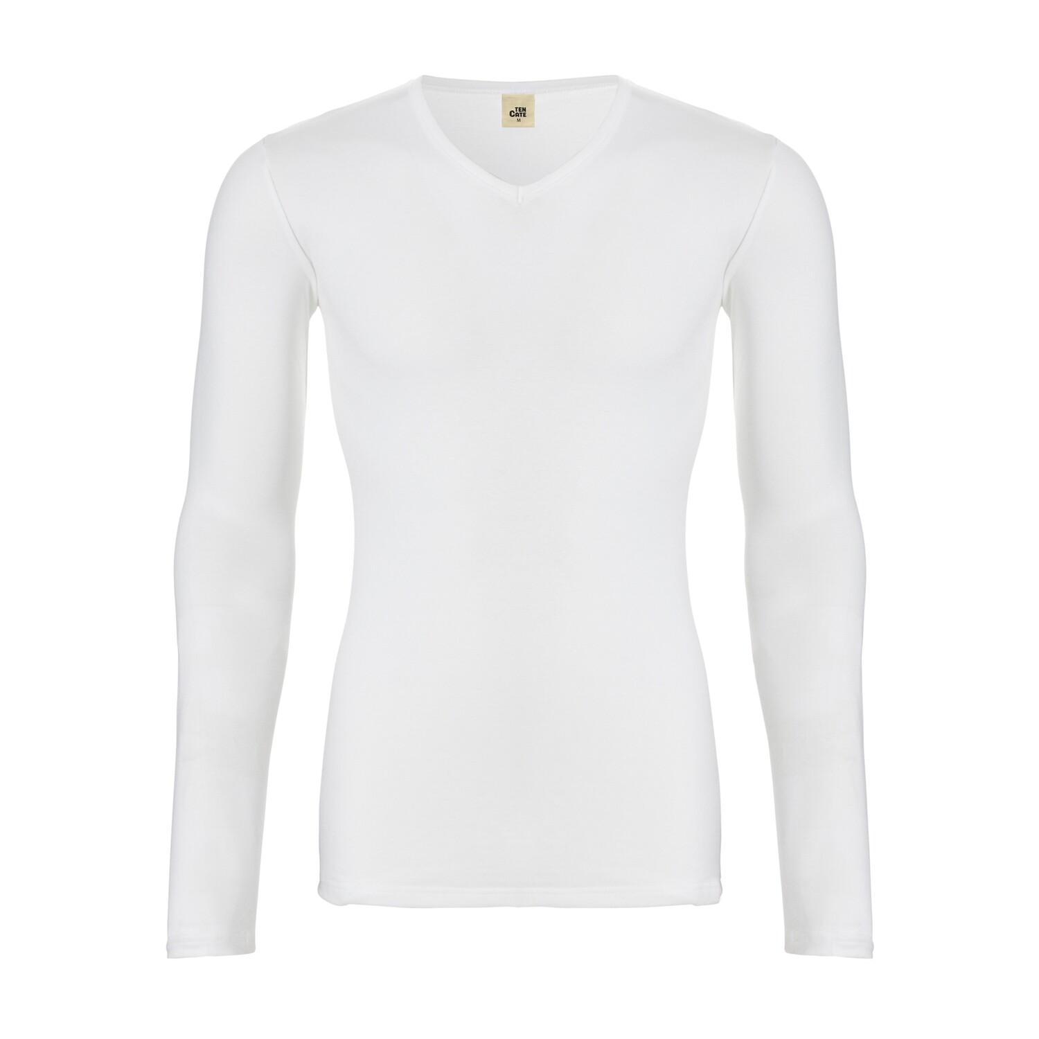 Ten Cate Thermo Men Long Sleeve V-neck 015 Gebroken Wit 30246