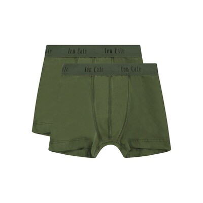 Ten Cate Boys Shorts 2-Pack 3172 Groen 31987