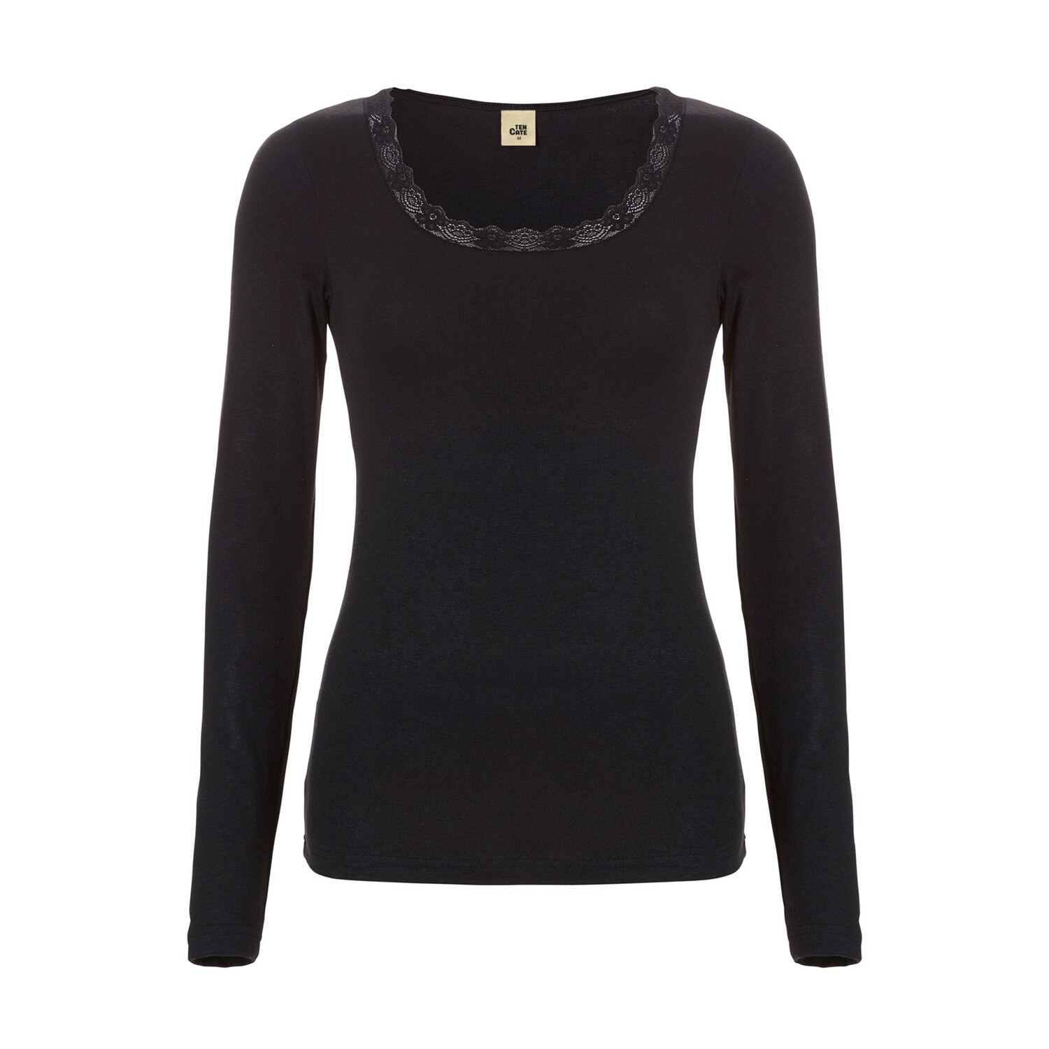 Ten Cate Thermo Women Lace Long Sleeve 090 Zwart 30238