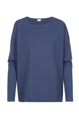 Mey Dames Aya Long Sleeve Shirt 233 New Blue 17442
