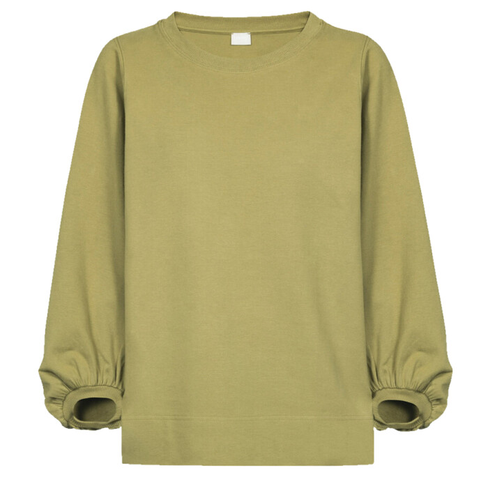 Mey Dames Mischa 3/4-Sleeved Sweater 046 Tuscan Green 17464