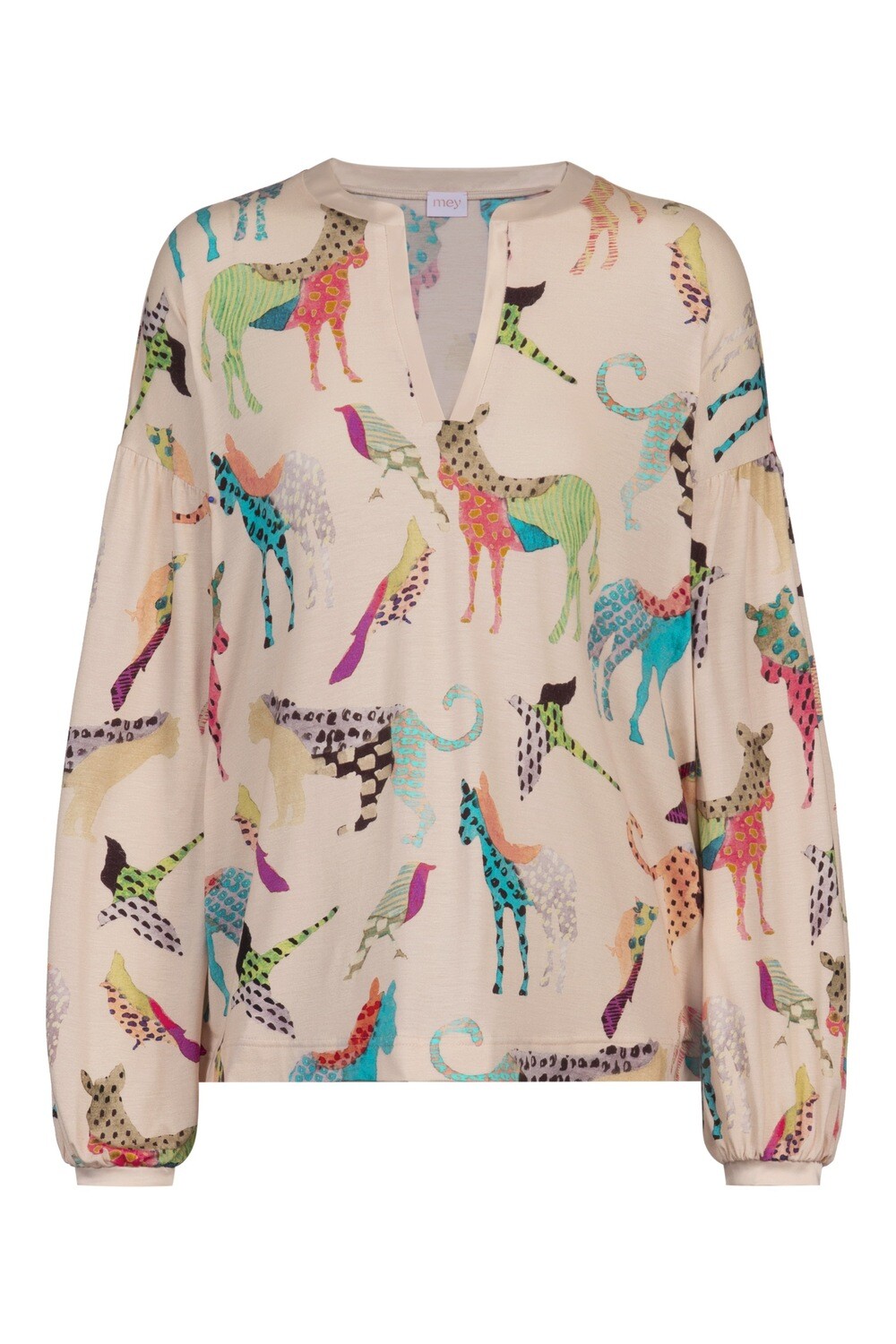 Mey Dames Demy T-shirt Long Sleeve New Pearl 17336