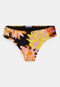 Seafolly Palm Springs Ruched Side Retro Black 40145-703