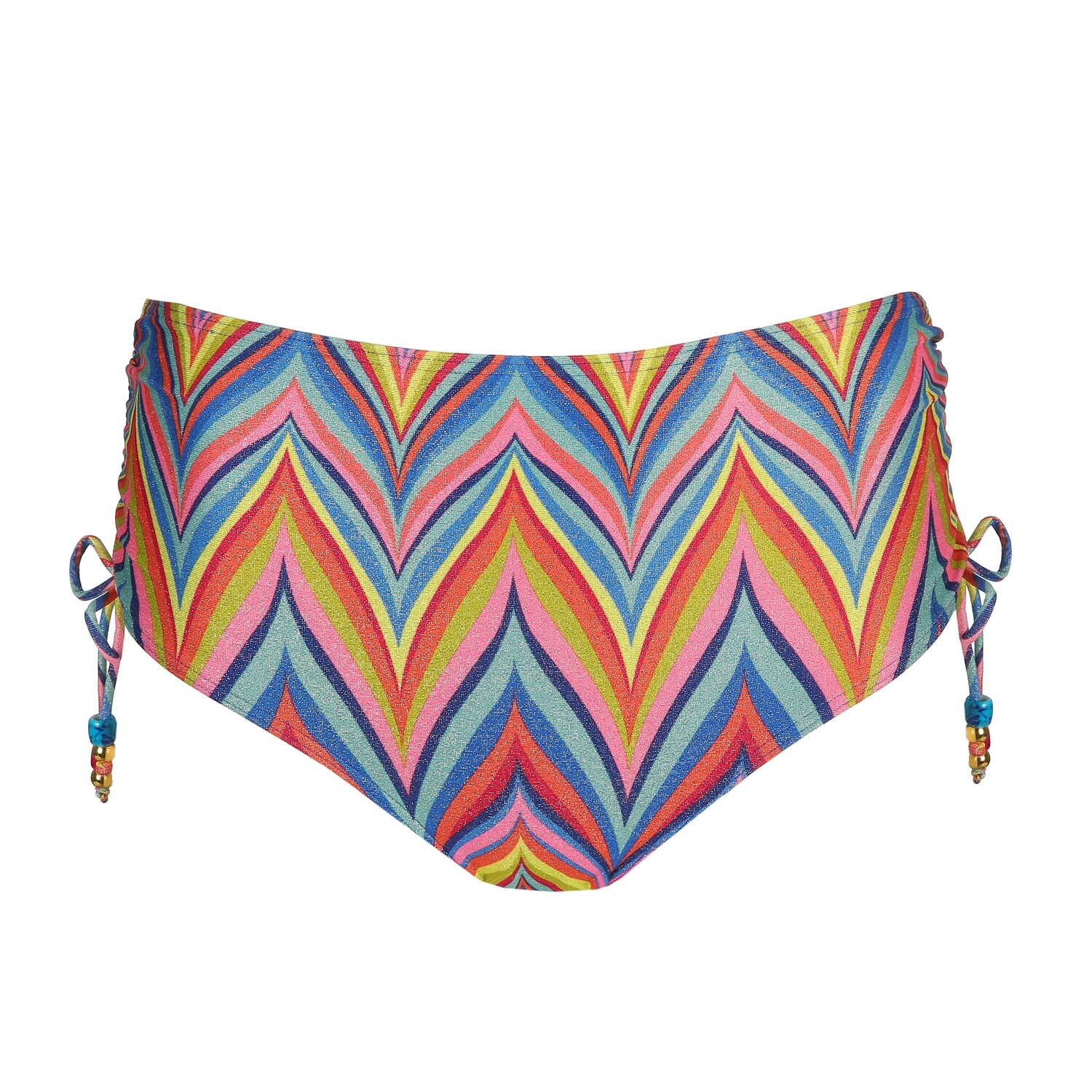 Prima Donna Swim Kea Bikinislip Taille met Koordjes Rainbow Paradise 4010852