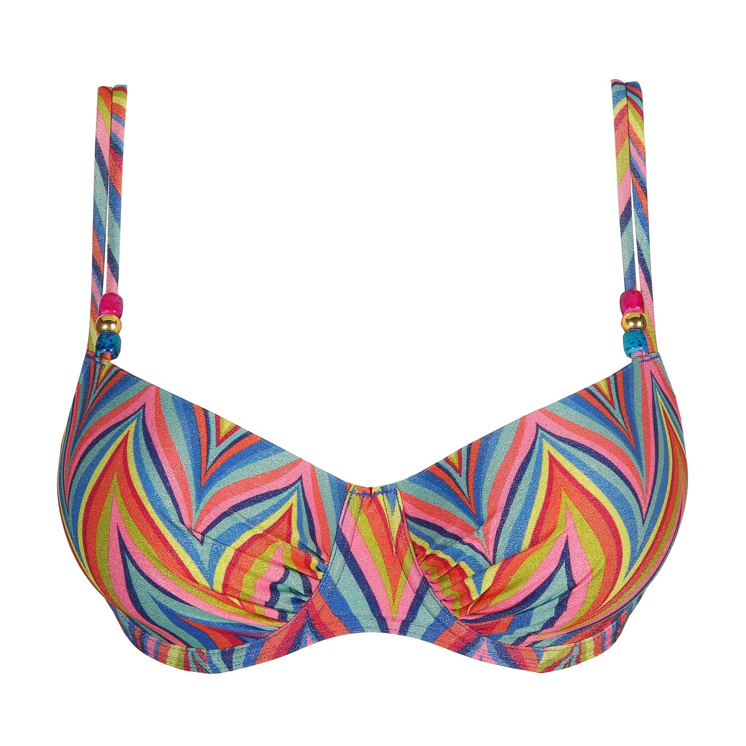 Prima Donna Swim Kea Voorgevormde Balconette Bikinitop Rainbow Paradise 4010816