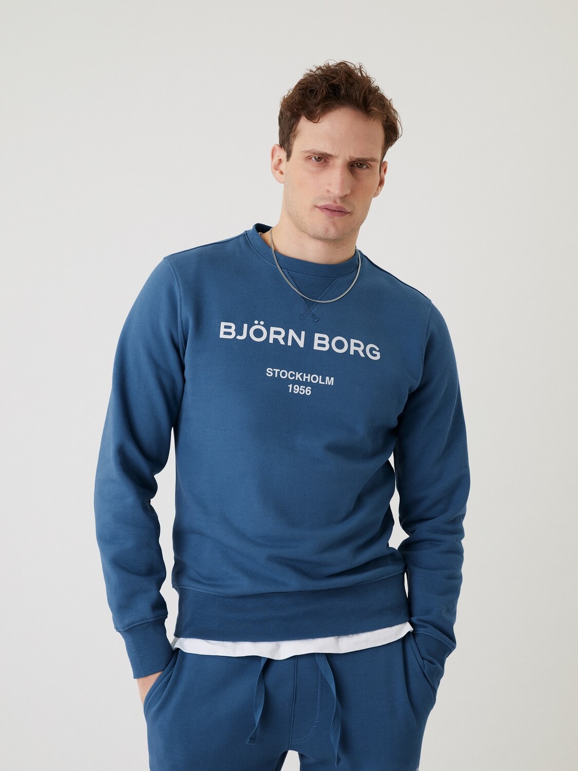 Bjorn Borg Trui Crew BL073 Copen Blue 10001379